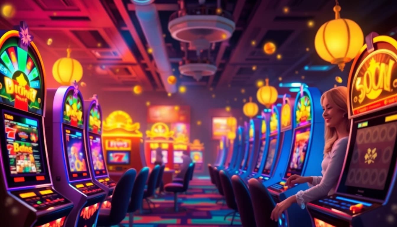 Erleben Sie spannende Online Casino Bonus-Angebote mit attraktiven Grafiken und vielfältigen Spielautomaten.