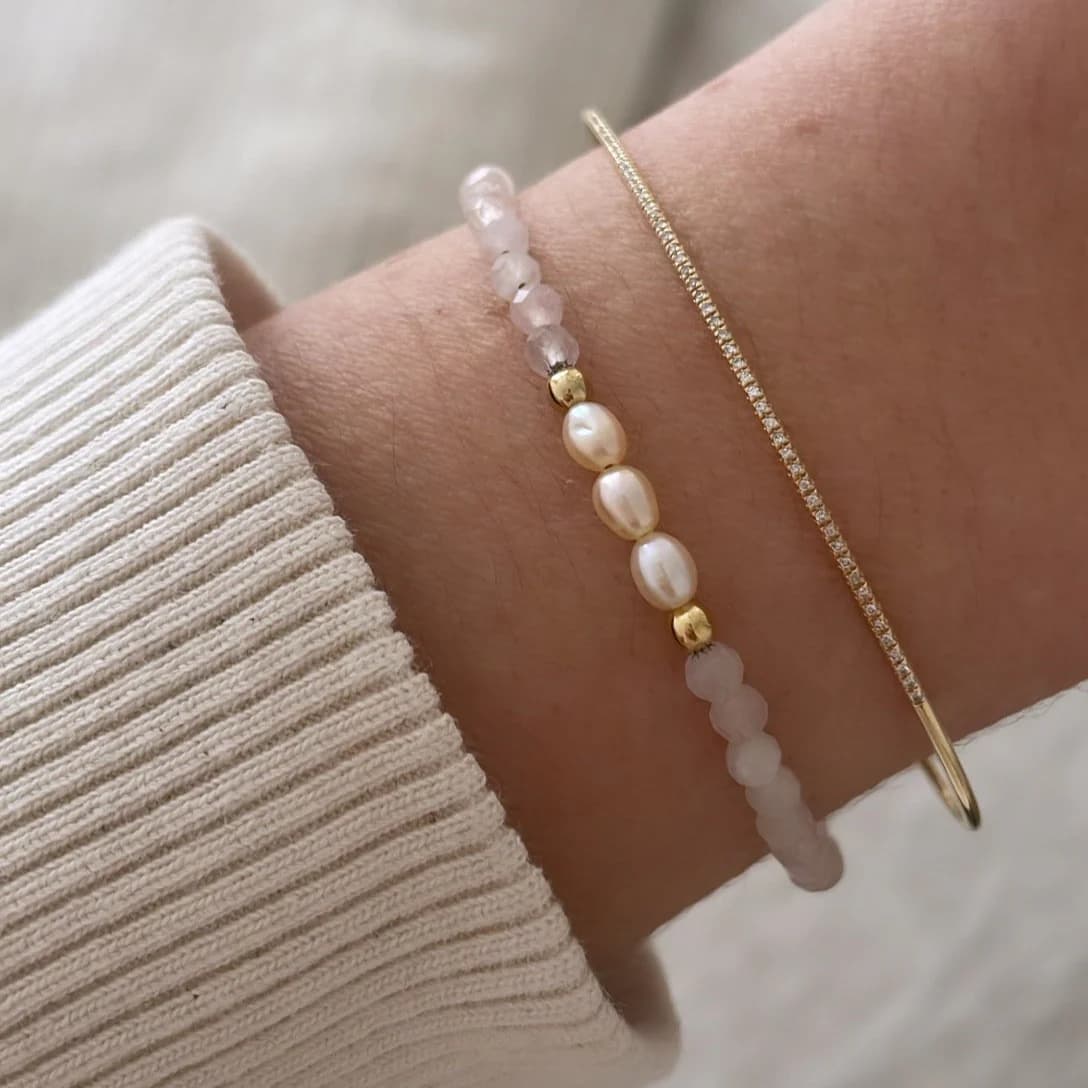 CrystalScents rosenquarz armband – Ein Edelsteinarmband voller Gefühl
