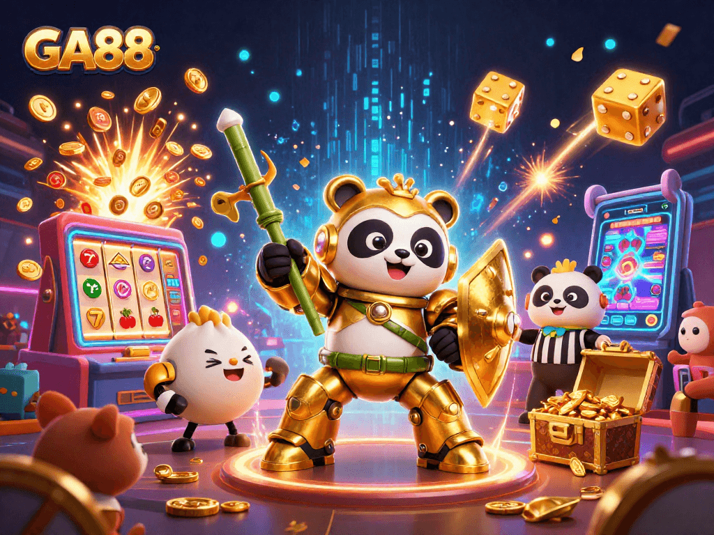 Engage with the exciting GA88 casino experience featuring dynamic elements and vibrant characters.