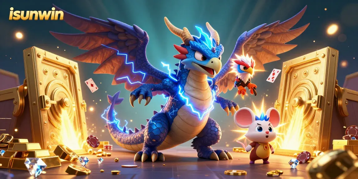 Experience higher odds and wins at isunwin with a vibrant 3D casino illustration showcasing strategic gameplay.