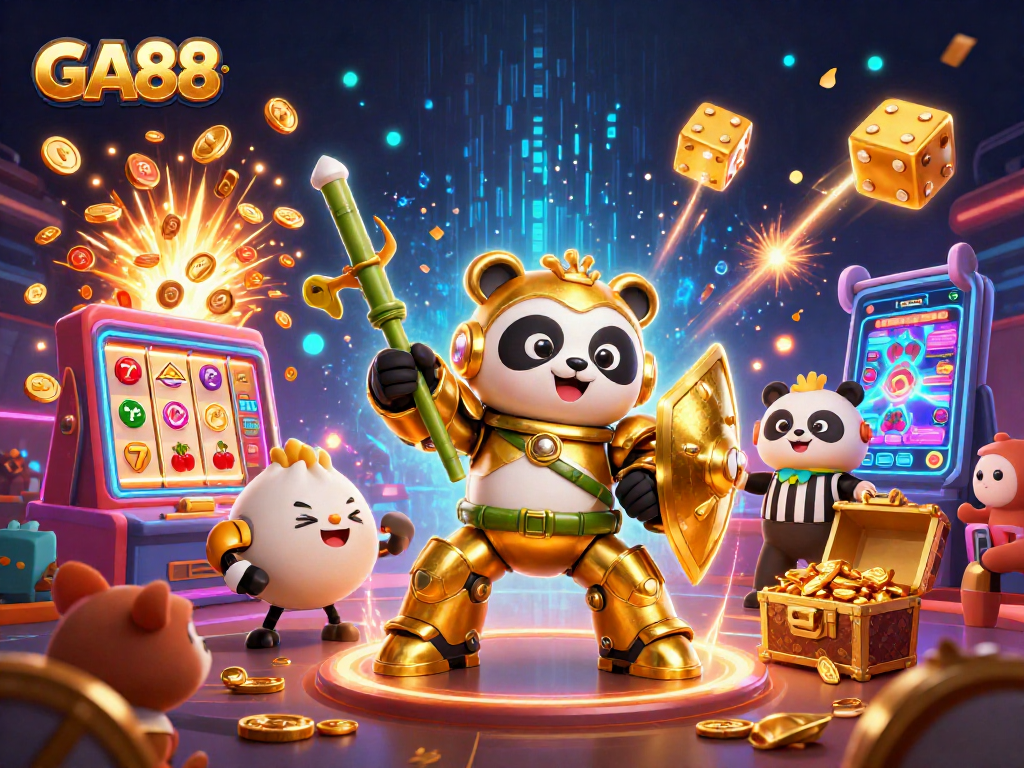 Engage with the exciting GA88 casino experience featuring dynamic elements and vibrant characters.