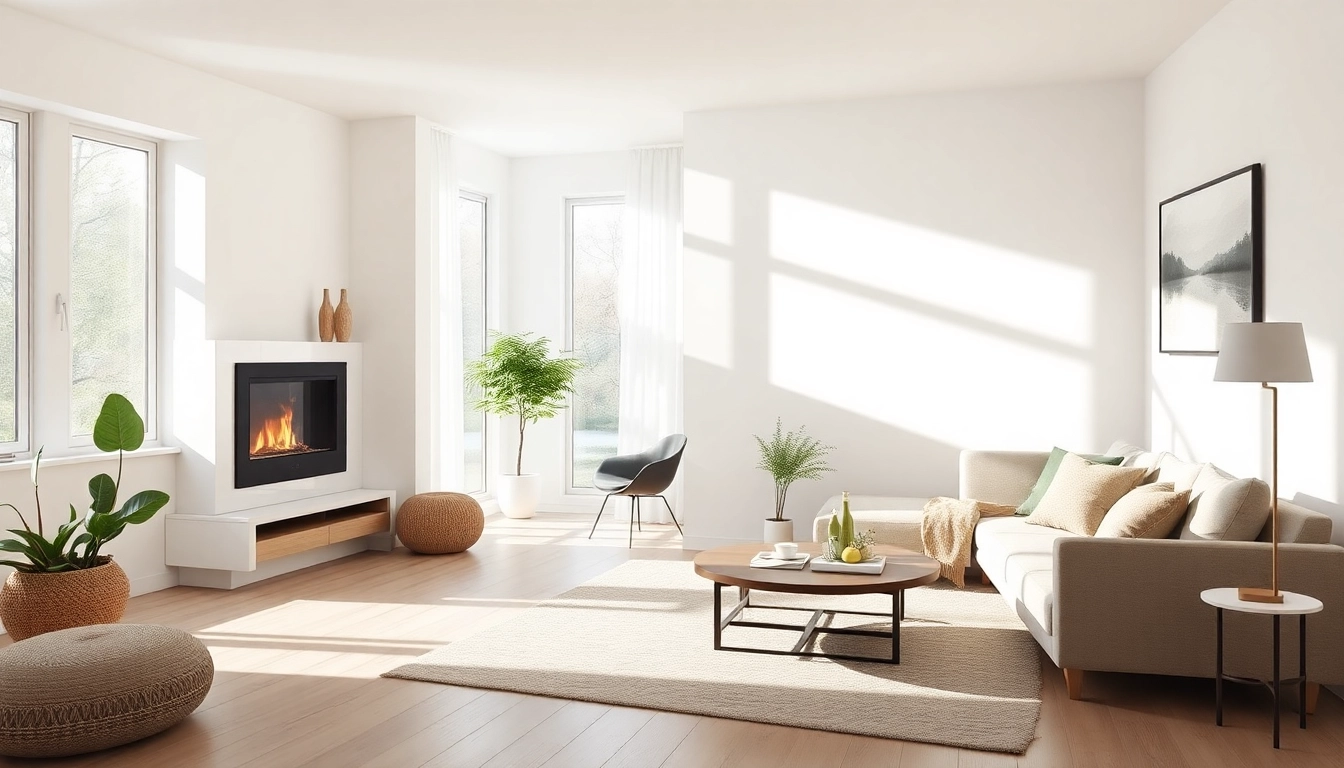 Effizienter akku staubsauger zeigt seine starke Saugleistung in einem modernen Wohnambiente