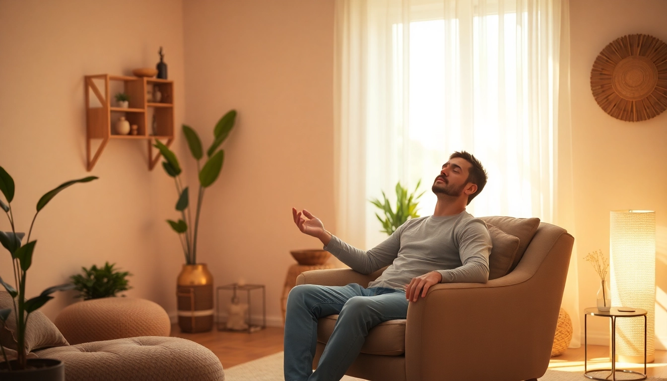 Chaker Cheniti leitet eine beruhigende Hypnosesitzung, die emotionale Freiheit fördert.