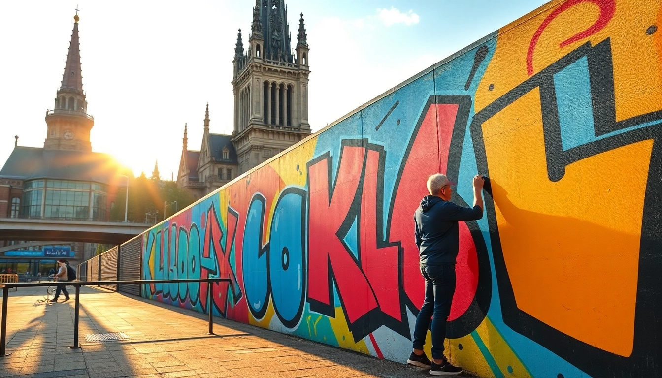 Entdecken Sie beeindruckende Graffiti in Köln, wo Künstler lebendige Wandmalereien schaffen, die die urbane Kultur der Stadt widerspiegeln.