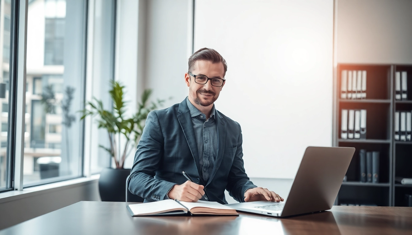 Headhunter Bielefeld berät im modernen Büro, um Talente zu verbinden.